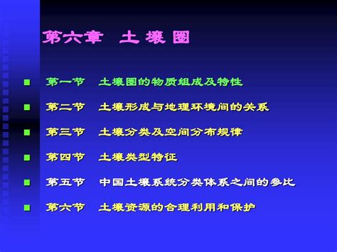 第六章 土壤圈第一节 土壤圈的物质组成及特性word文档在线阅读与下载无忧文档