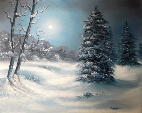 Silent Night Oil Painting By Marion Dutton Absolutearts