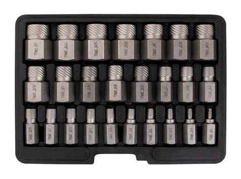 25pc Multi Spline Screw Extractor Set Cal Van Tools