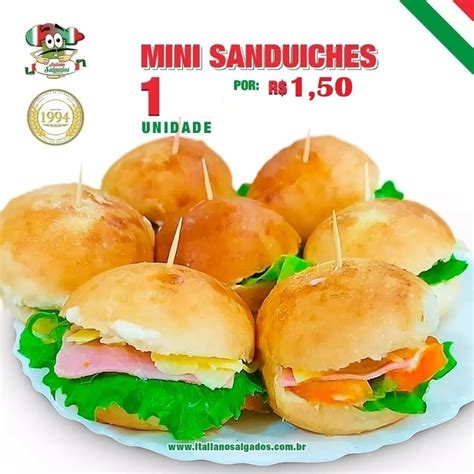 Um Cliente Da Empresa Sanduiches S/a - Mini Sanduíche Natural : Fabricação Própria da Empresa