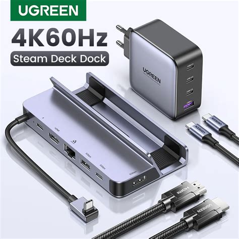 Ugreen Usb C Tipo C Da Esta O De Ancoragem Para Hdmi K Hz Rj