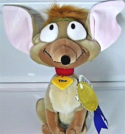 Disney Tito Stuffed Plush Chihuahua Dog Best Of Show Oliver And Company