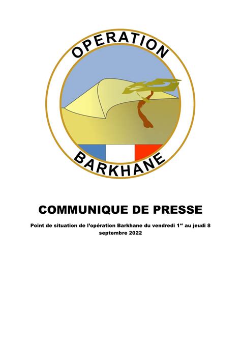 Opération Barkhane Fin de mission du groupement tactique logistique