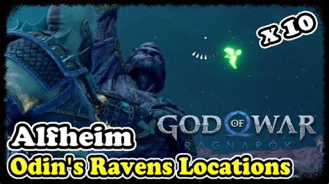 Alfheim All Odins Ravens Location Guide God Of War Ragnarök Youtube