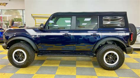 2021 Up Ford Bronco Retro Special Decor Style Side Graphics Kit Below Body Line 2 Door Or 4