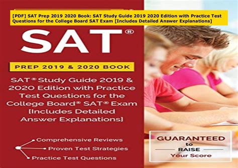 Pdf Sat Prep 2019 2020 Book Sat Study Guide 2019 2020 Edition With