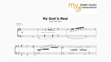 Jerry Lee Lewis My God Is Real Jazz Transcription YouTube