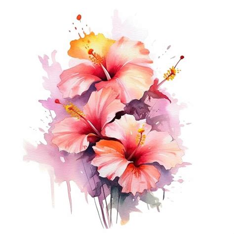 Premium Ai Image There Are Two Pink Flowers With Yellow Centers On A