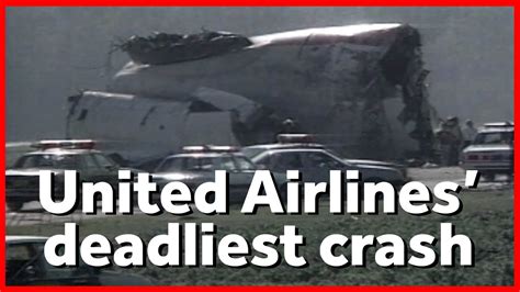 Deadliest plane crash in United Airlines’ history killed 112 people