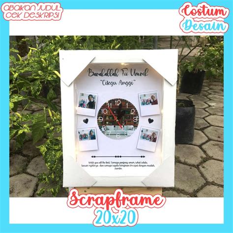 Jual Kado Ulang Tahun Gift Ultah Pacar Cetak Frame Foto Plus Bingkai