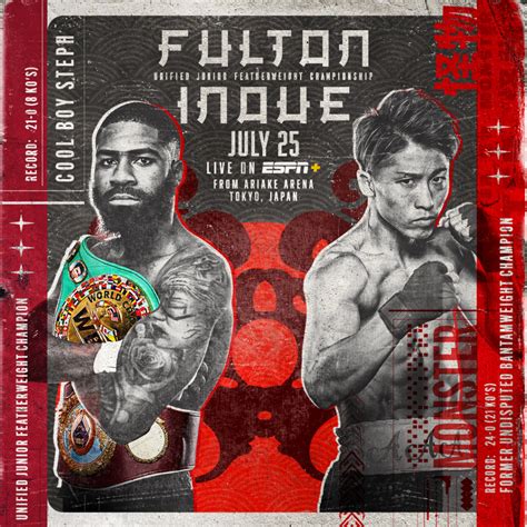 Everything You Need To Know About Stephen Fulton And Naoya Inoue S