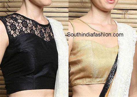 Boat Neck Blouse Designs Top Boat Neck Patterns South India Fashion