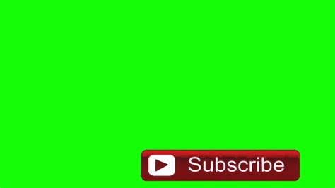 Animated Subscribe Button Green Screen Youtube Subscribe Button Green ...