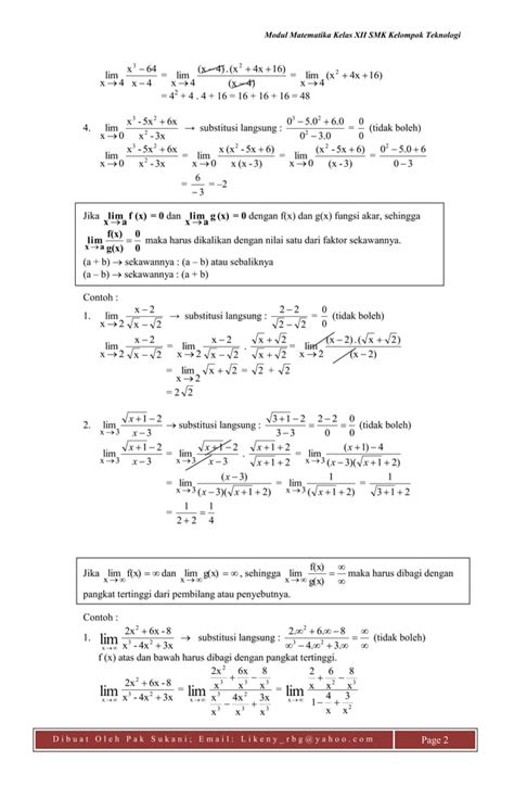 18 Modul Limit Fungsi Pak Sukani PDF