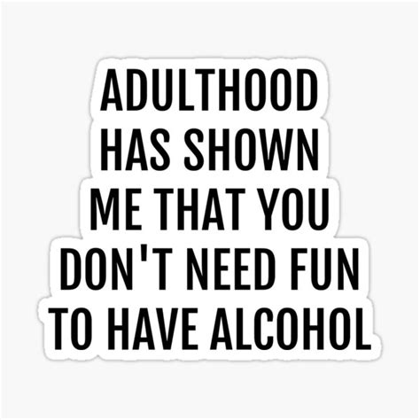 Adulthood Sticker For Sale By Csaron92 Redbubble