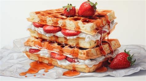 Hyper Realistic Food Drawing | Premium AI-generated image