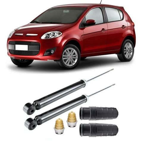 Amortecedor Kit Batente Fiat Palio Traseiro 2011 Até 2017 O Par