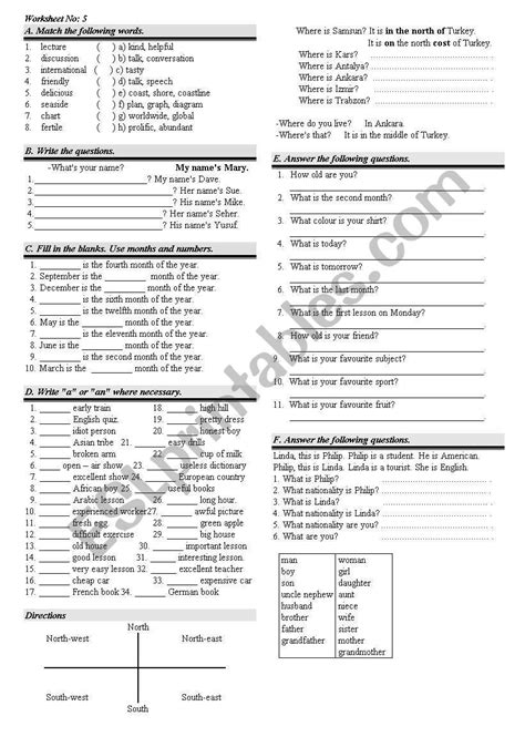 Plurals Esl Worksheet By Canancus