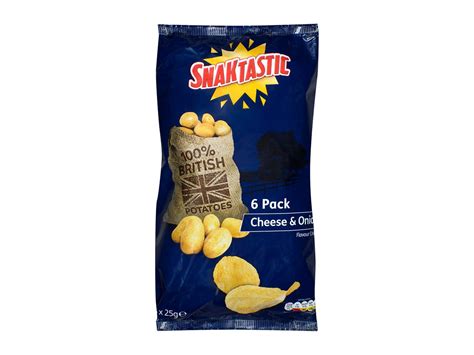 Snaktastic Multipack Crisps Cheese Onion Lidl