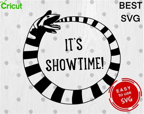 Beetlejuice Sandworm Showtime Svg Cricut Svg Silhouette Cut Etsy