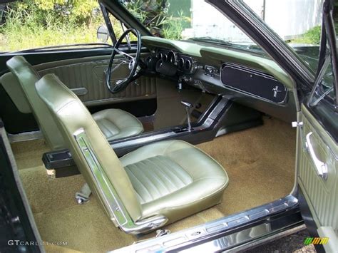 Ivy Gold Interior 1965 Ford Mustang Coupe Photo 53800252