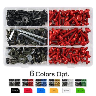 253pcs CNC Aluminum Complete Fairing Bolts Kit Bodywork Screws For