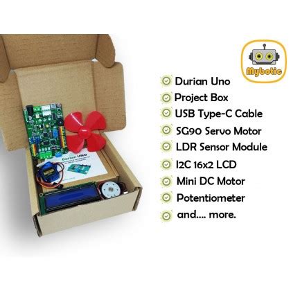 Arduino Stem Rbt Project Durian Uno Edu Kit Arduino Untuk Sekolah