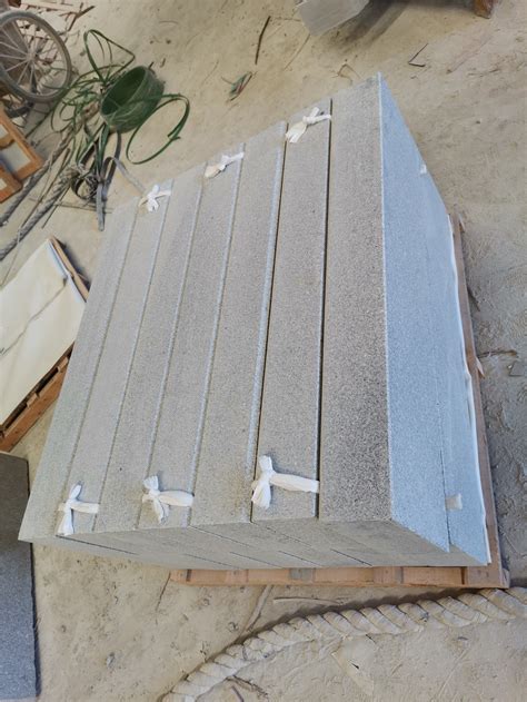 Building Materials Natural Stone G Light Grey Granite Kerb Stone