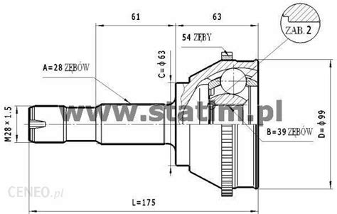 Przegub Statim Zestaw Przegubu Półoż Napędowa C 127 Opinie i ceny na