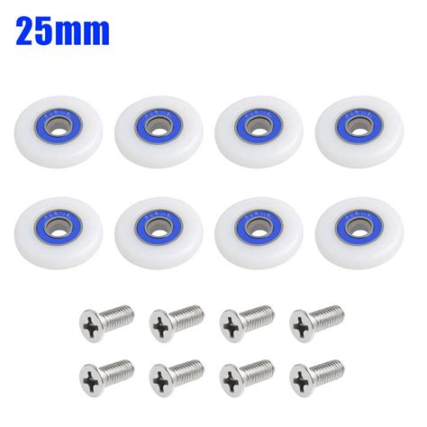 8pcs Shower Door Roller Runner Wheels 192325mm Bathroom Shower Sliding Door Roller Wheel