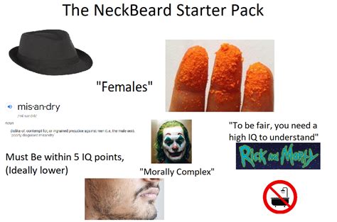 The NeckBeard Starter Pack | /r/starterpacks | Starter Packs | Know ...