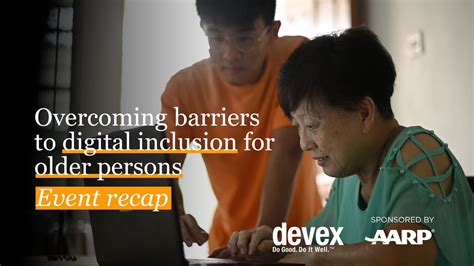 Event Recap Overcoming Barriers To Digital Inclusion For Older Persons