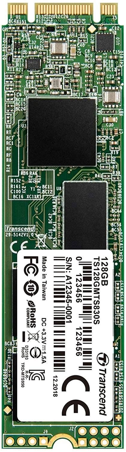 Transcend TS128GMTS830S 830S 128GB SATA III 6Gb/s M.2 2280 Solid State ...