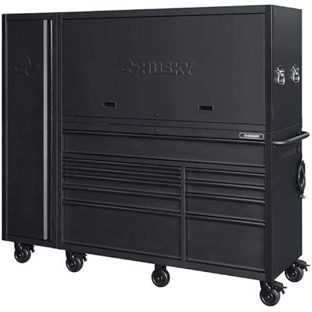 Husky 80 In 10 Drawer Tool Chest And Cabinet Combo Matte Black 3