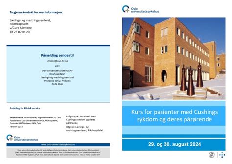 Arrangementer fra august 29 – november 14 – Hypofyse- og ...