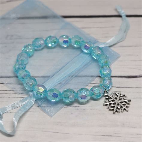 Frozen Bracelet Frozen Party Favors Princess Elsa Beaded | Etsy