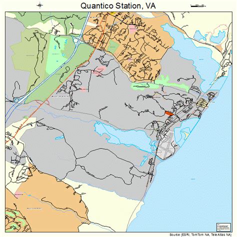 Quantico Station Virginia Street Map 5165136