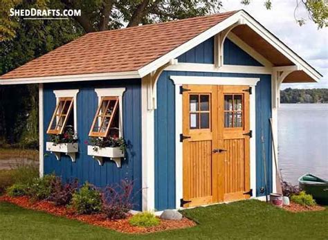 10×12 DIY Gable Roof Shed Architecture Diagrams