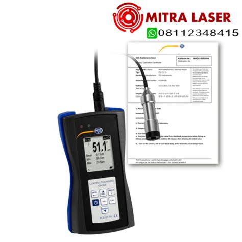 Ultrasonic Coating Thickness Gauge Pce Ct Mitra Laser Jual Alat