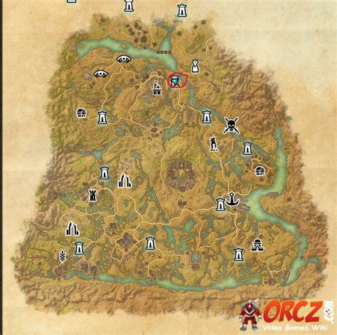 ESO Stormhold Wayshrine Map Orcz The Video Games Wiki