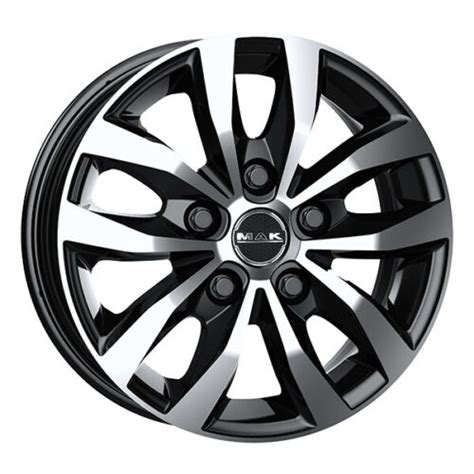 ALUFELGE MAK LOAD 5 FUR NISSAN JUKE 7X17 5X114 3 BLACK MIRROR LT6