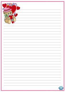 Felicidades A Dois Papel Cartas De Amor Writing Paper Printable