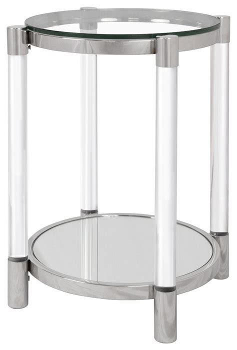 Acrylic End Table Contemporary Side Tables And End Tables By Thy