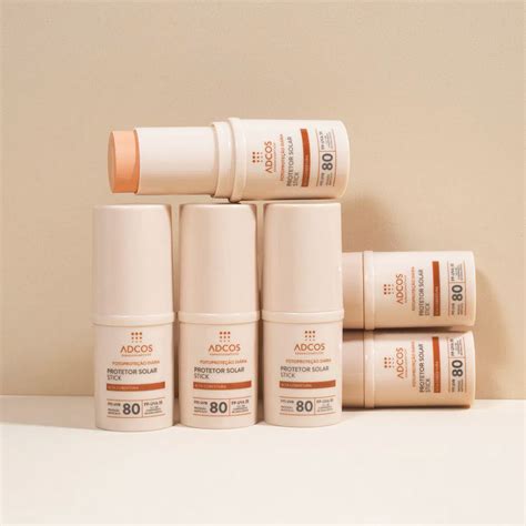 Protetor Solar Stick Tonalizante FPS G Nude Adcos SmartClub