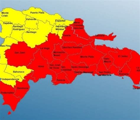 COE Eleva A 20 Las Provincias En Alerta Roja