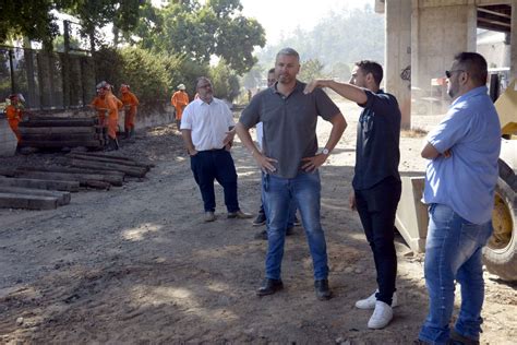 Rodrigo Drable Acompanha Andamento De Obras Em Barra Mansa Barra Mansa