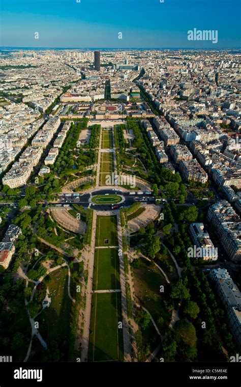 The Champs De Mars Paris France Stock Photo Alamy