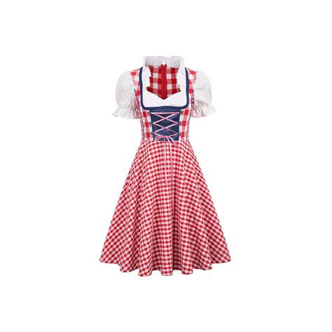 Dirndl Tiroler Jurkje Rood Dames Jokershop Be Oktoberfest Kleding