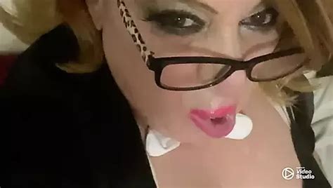 Krissy Sweets Stroking Her She Cock In Lingerie And High Heels Shemale Porn Xhamster