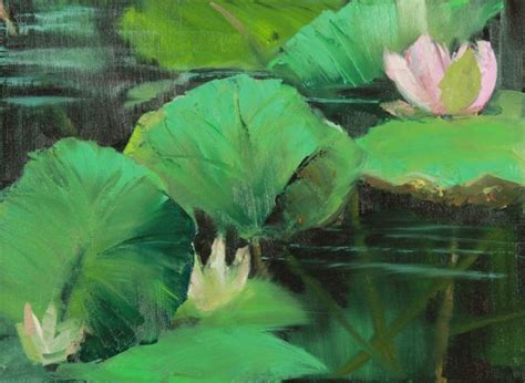 Susan Fowler Fine Art: Lily Pond, Landscape Art Painting "Lily Pond VII ...